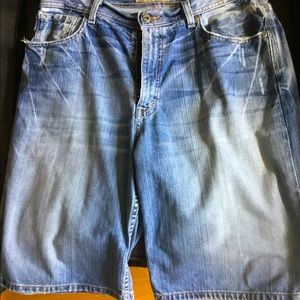 Buckle jean shorts size 34